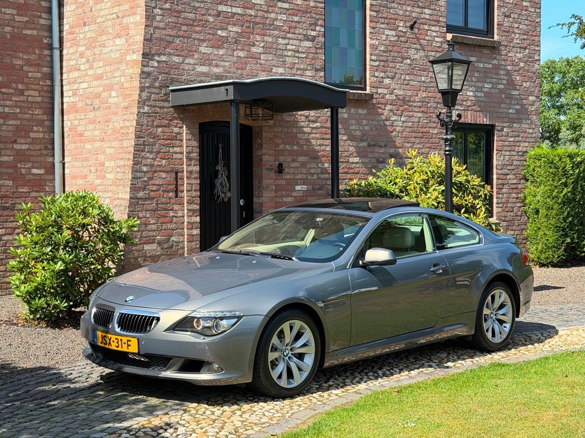 BMW 6-serie 630i High executive Panodak Mooi!, Auto's, Achterwielaandrijving, Gebruikt, Beige, 4 stoelen