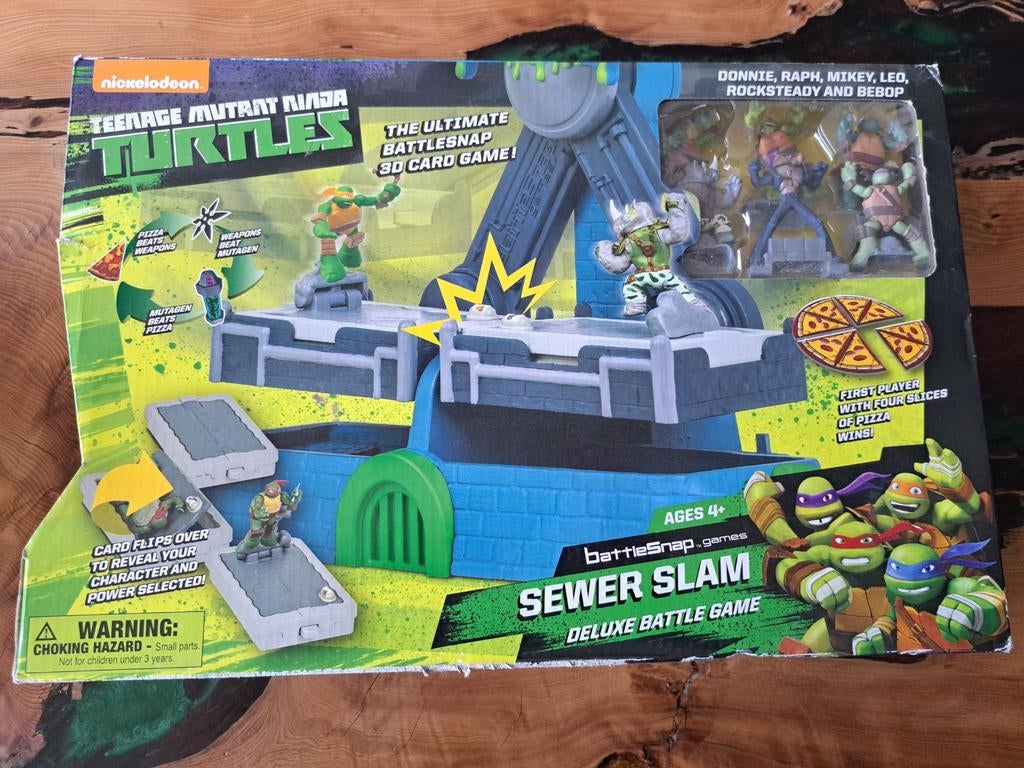 TMNT Battle Snap - 3D Spel met Figuren - Nieuw in Doos, Ophalen of Verzenden, Nieuw