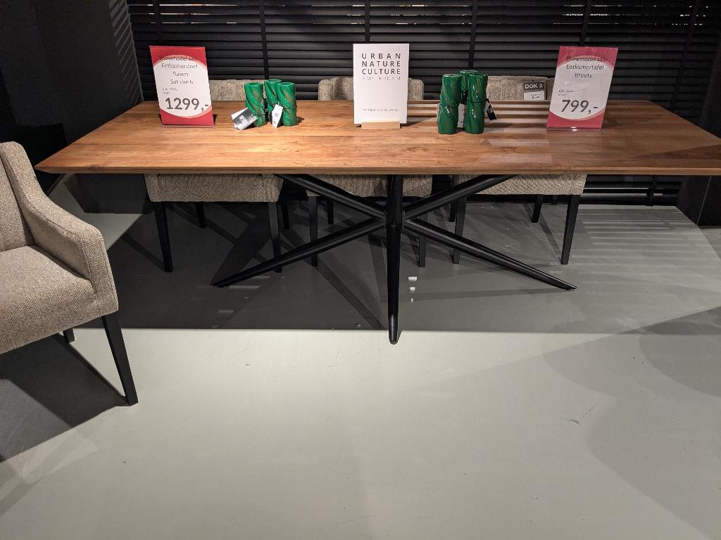 SET VAN 6 LUXE EETKAMER STOELEN EVENTUEEL MET TAFEL ALS SET, Ophalen, Overige kleuren, MOOIE SET, Nieuw