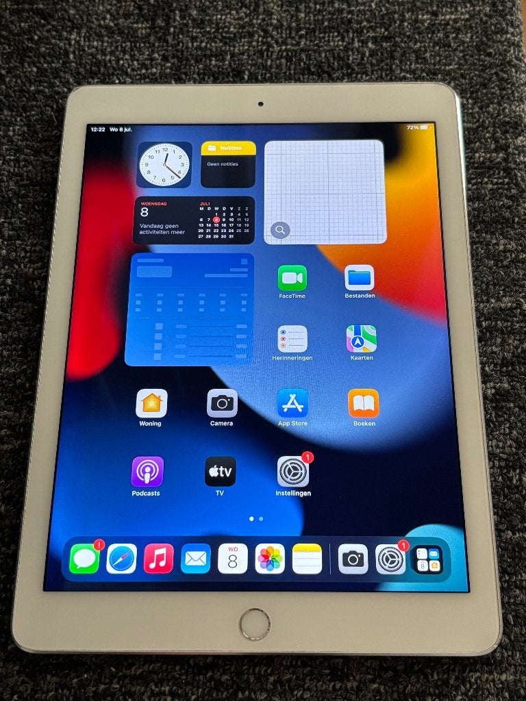 Apple iPad Air 2 – 32 GB Zilver Wit, Computers en Software, Apple iPads, Gebruikt, Apple iPad, Wi-Fi, 10 inch, 32 GB, Zilver, Ophalen of Verzenden
