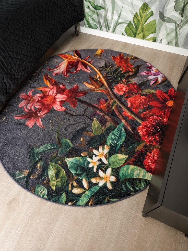 rond vloerkleed van 160 cm, Huis en Inrichting, Stoffering | Tapijten en Kleden, 150 tot 200 cm, Rond, Ophalen of Verzenden, Zo goed als nieuw