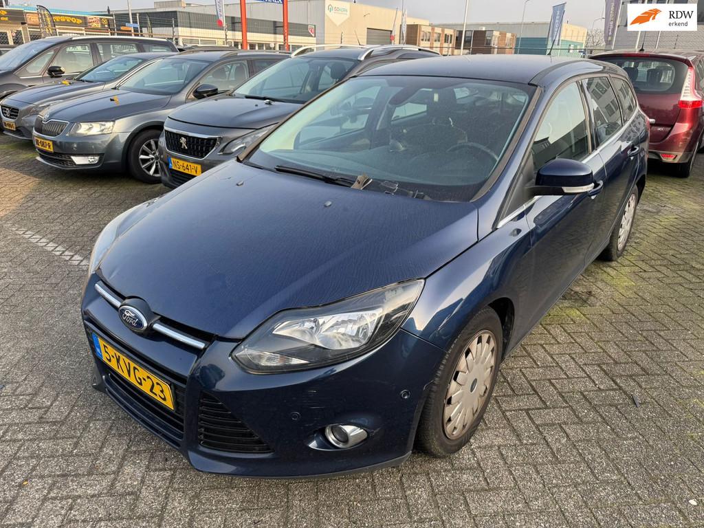 Ford Focus Wagon 1.6 TDCI ECOnetic Lease Titanium EXPORT, Euro 5, Gebruikt, 4 cilinders, Blauw