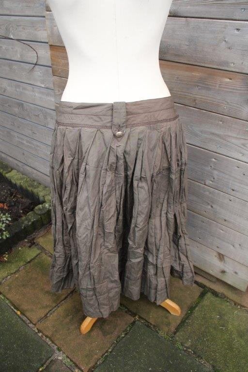 Rok Kaki Mandarin & Mint mt 40 Vaste prijs OPRUIMING, Kleding | Dames, Maat 38/40 (M), Mandarin & Mint, Ophalen of Verzenden, Zo goed als nieuw