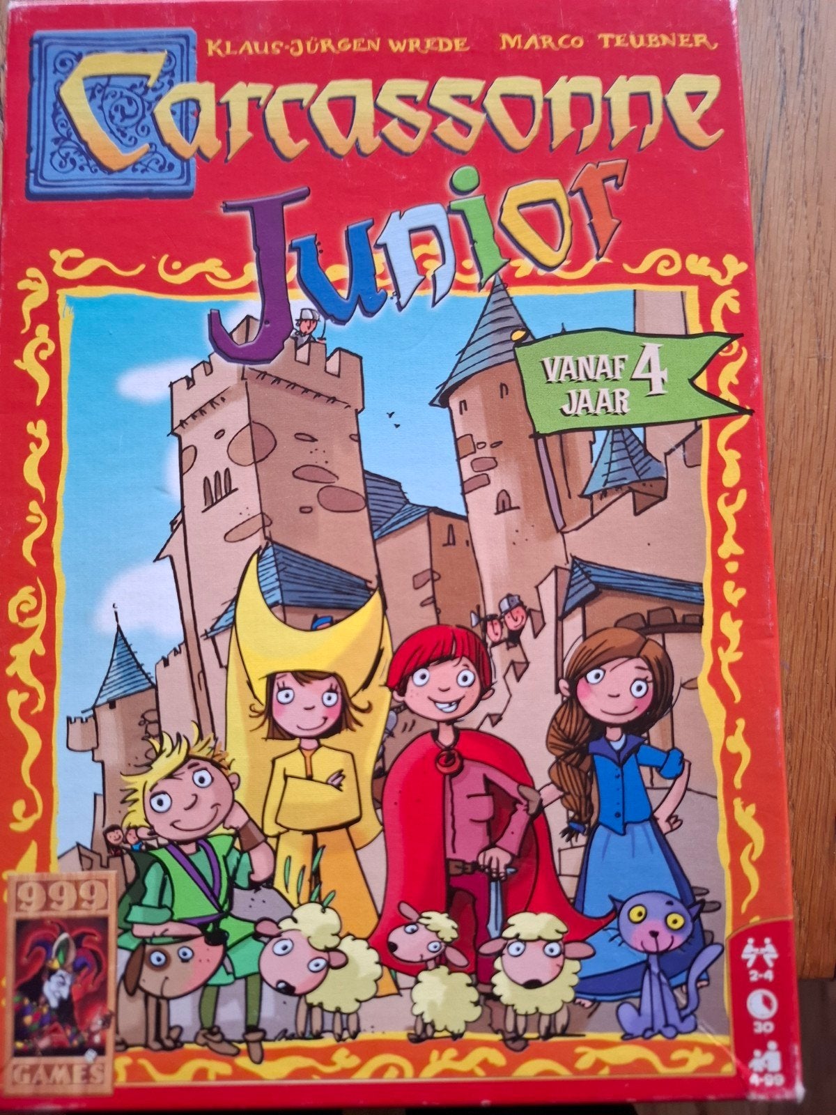 Carcasonne Junior - vanaf 4 jaar, Drie of vier spelers, Ophalen, Gebruikt, 999 Games