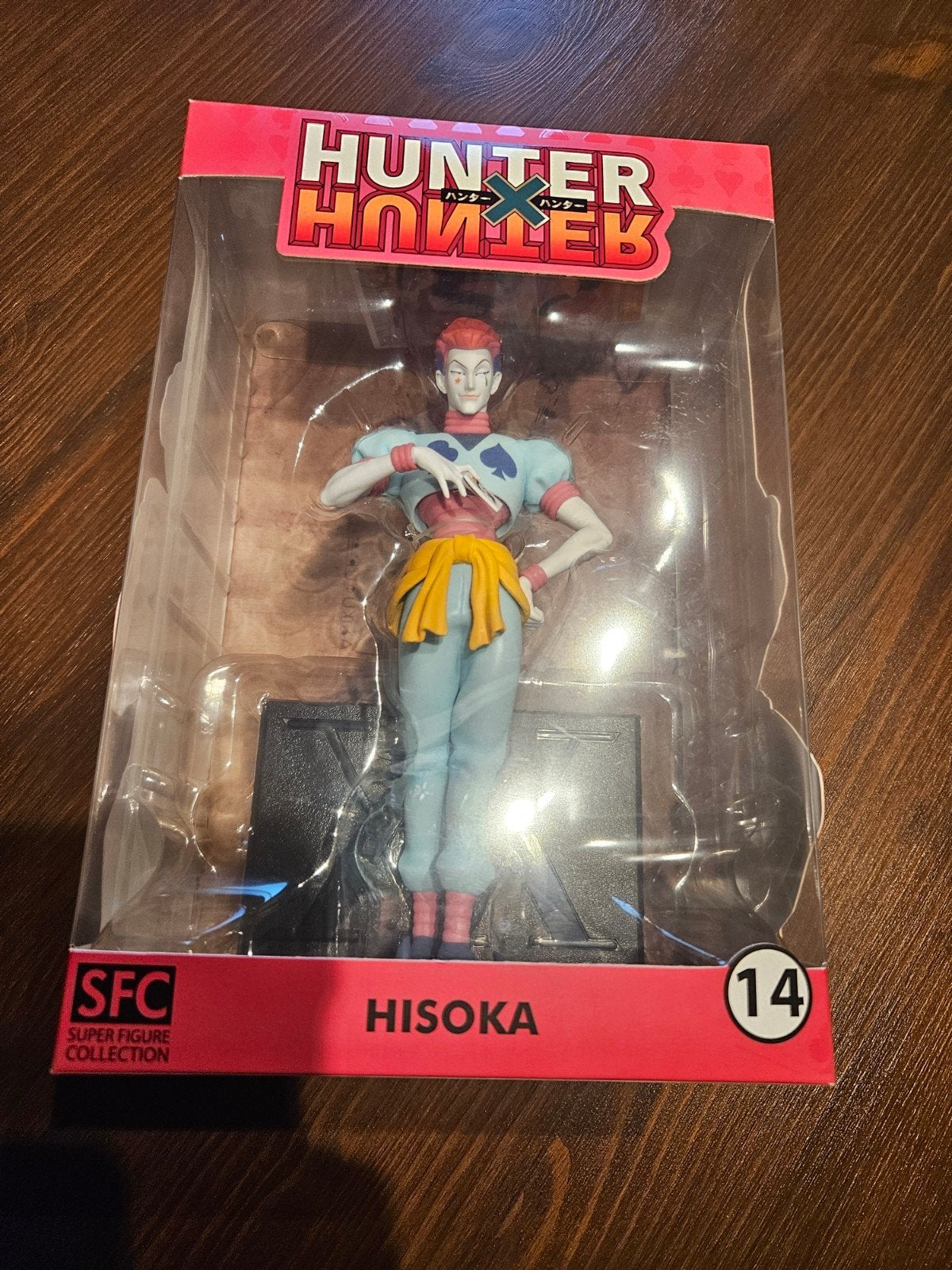 Hunter x Hunter Hisoka SFC #14 ABYstyle figuur in doos, 1 speler, Ophalen of Verzenden, Zo goed als nieuw, Avontuur en Actie