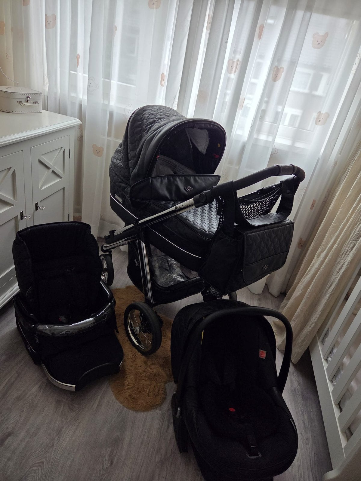 Bebecar 3 in 1 kinderwagen, Ophalen, Zo goed als nieuw, Combiwagen, Overige merken