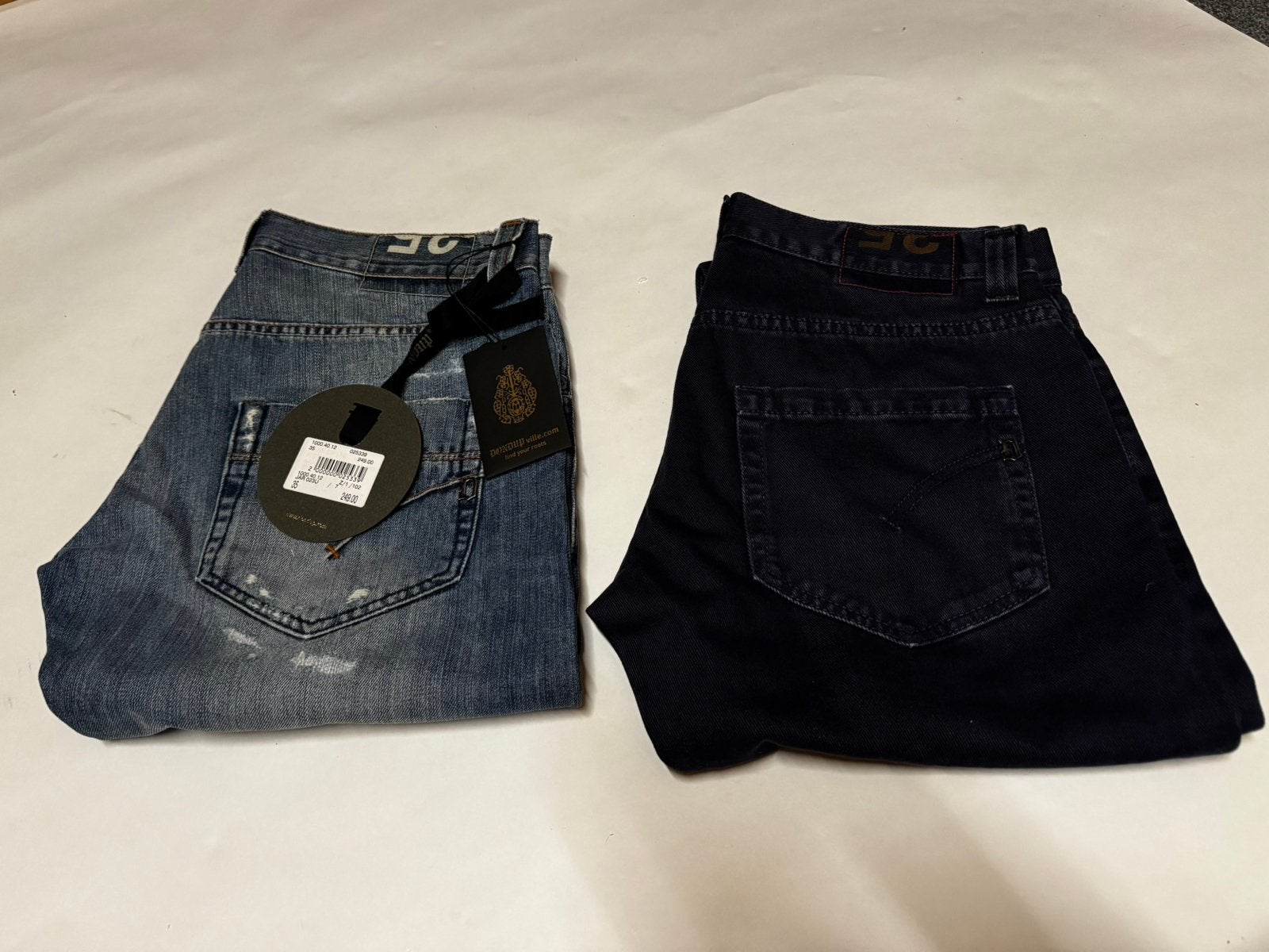 2x Dondup jeans – nieuw / nieuw met label. -, Kleding | Heren, Ophalen of Verzenden, Nieuw, Blauw, W32 (confectie 46) of kleiner