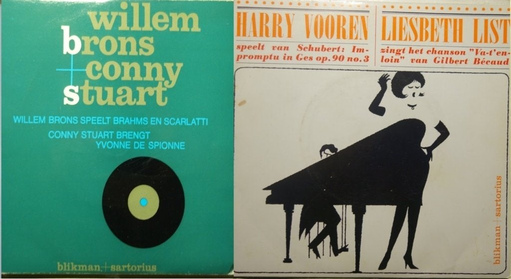 2x Blikman + Sartorius -Liesbeth List/.Conny Stuart, Beschermende buitenhoes, Ophalen of Verzenden, Gebruikt, Nederlandstalig