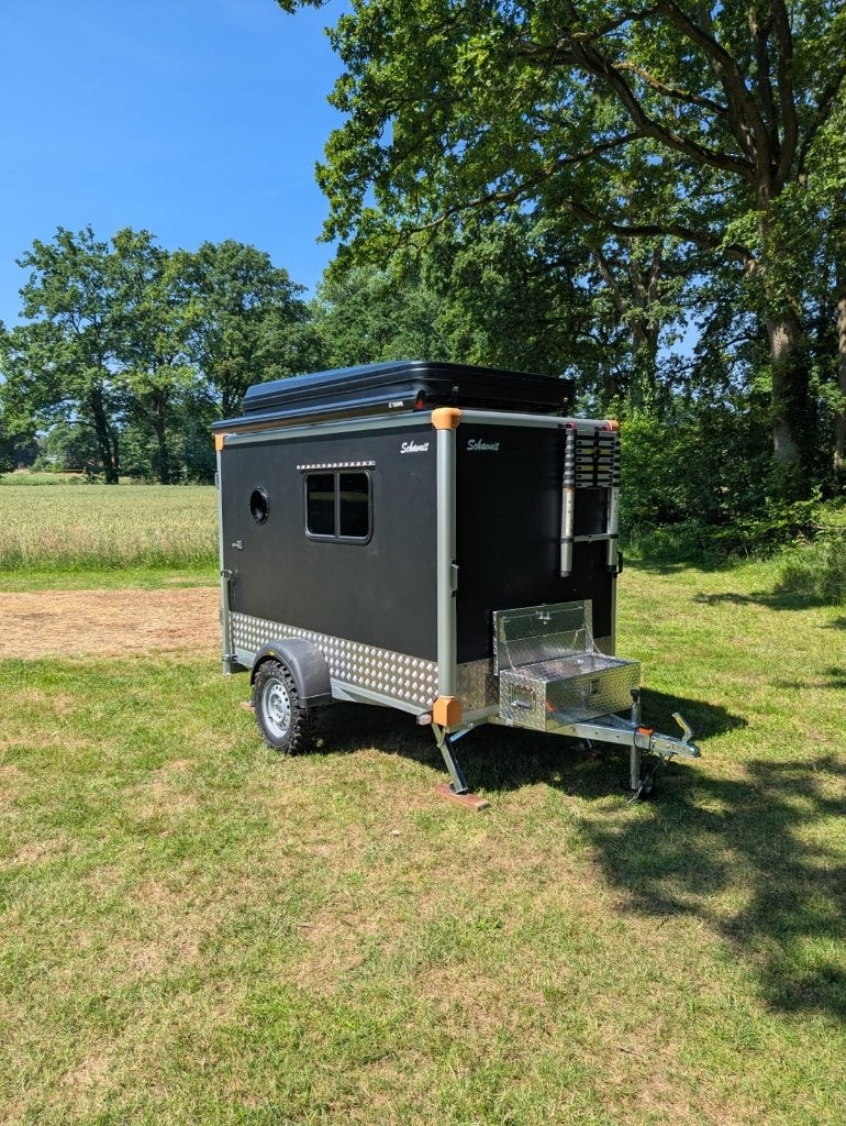 Schavuit Expedition | Offroad Microcamper | Daktent | 750kg, Overige merken, Treinzit, Particulier, Lengtebed