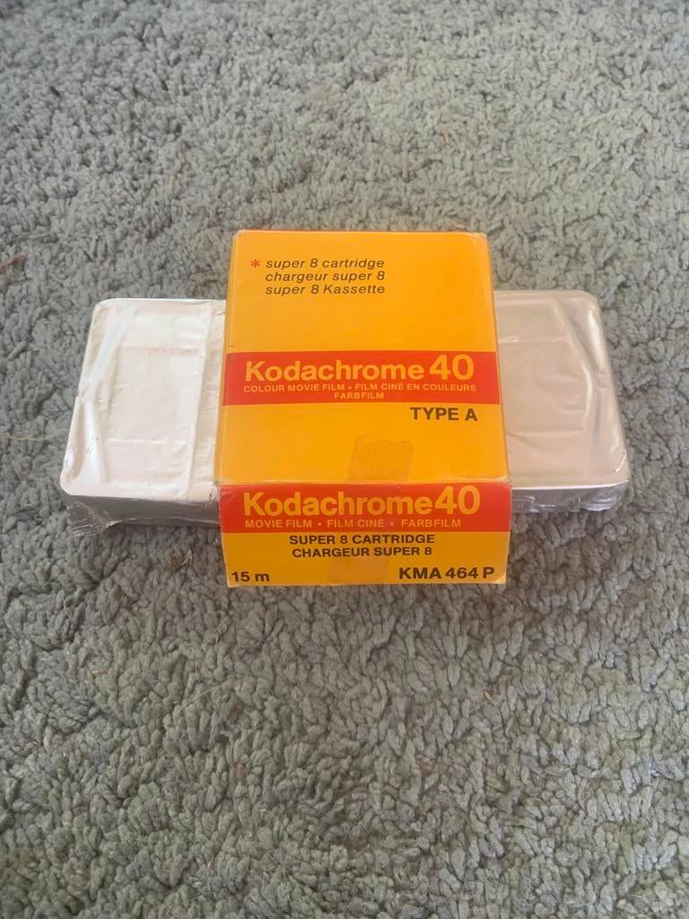 Kodachrome 40 Kleurenfilm Type A, voor Super 8 camera's, Audio, Tv en Foto, Filmrollen, Ophalen of Verzenden, 8mm film