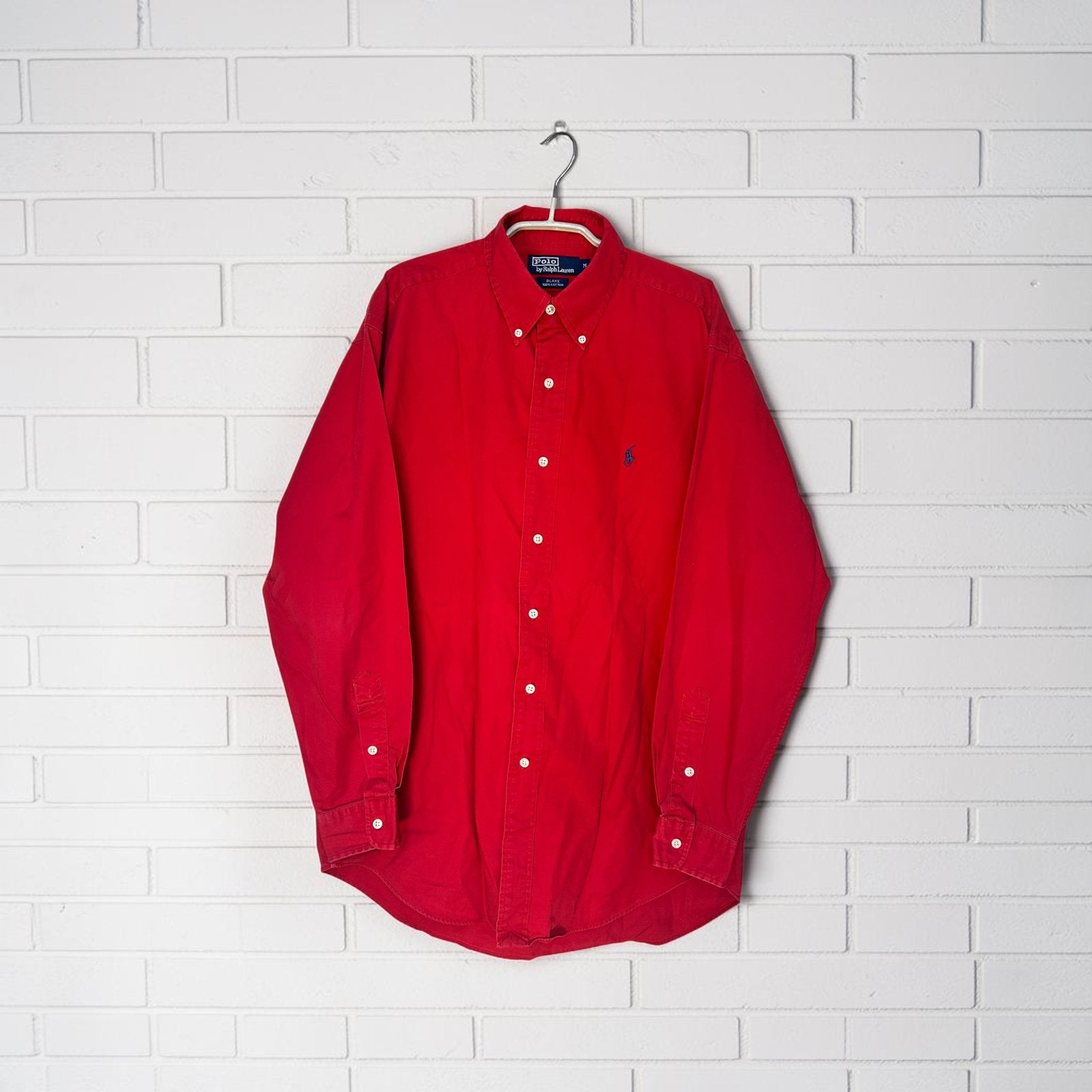 Ralph Lauren Overhemd Maat M Rood Blake Polo, Verzenden, Halswijdte 39/40 (M), Rl, Rl