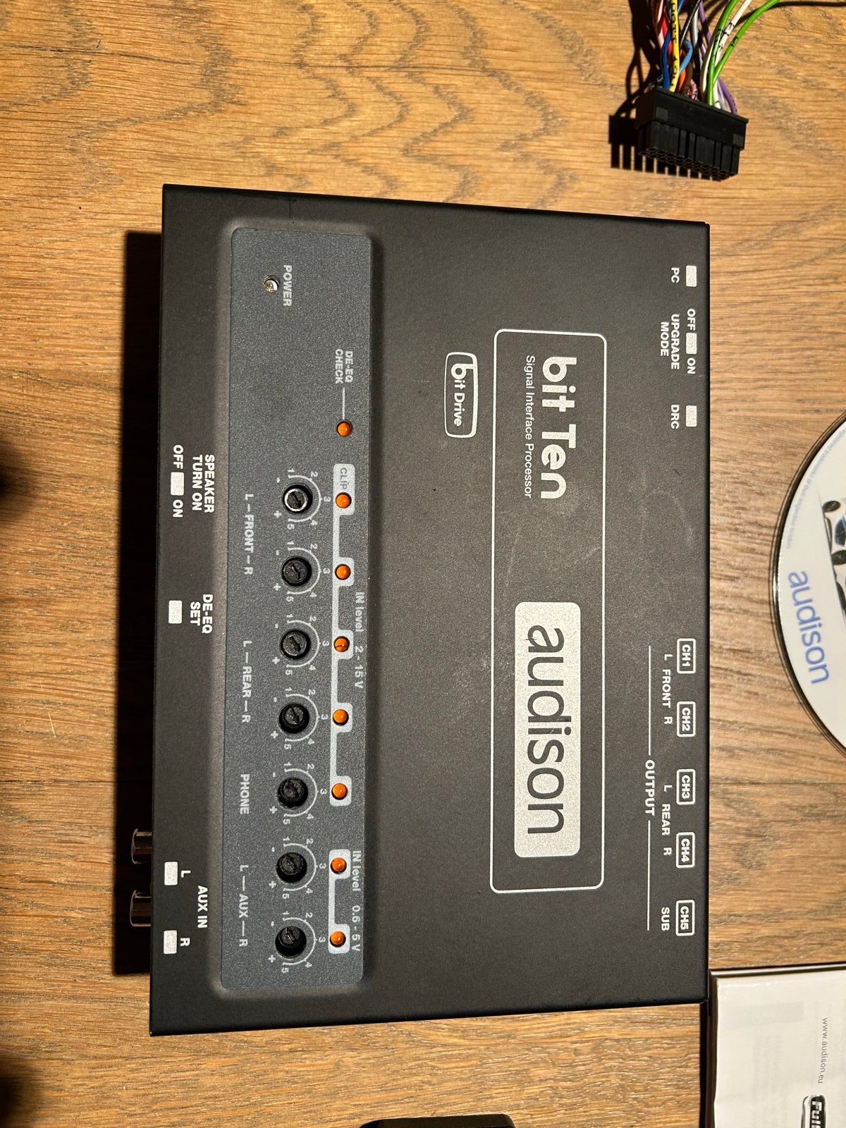 Audison Bit Ten DSP met DRC - Digitale Sound Processor, Ophalen of Verzenden, Gebruikt