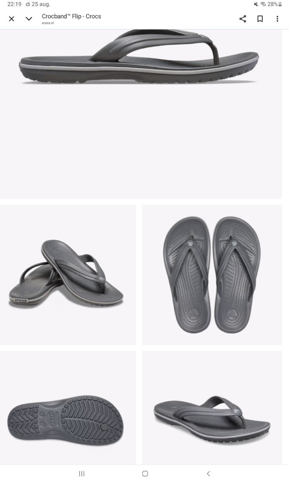 crocs slippers, Ophalen, Nieuw