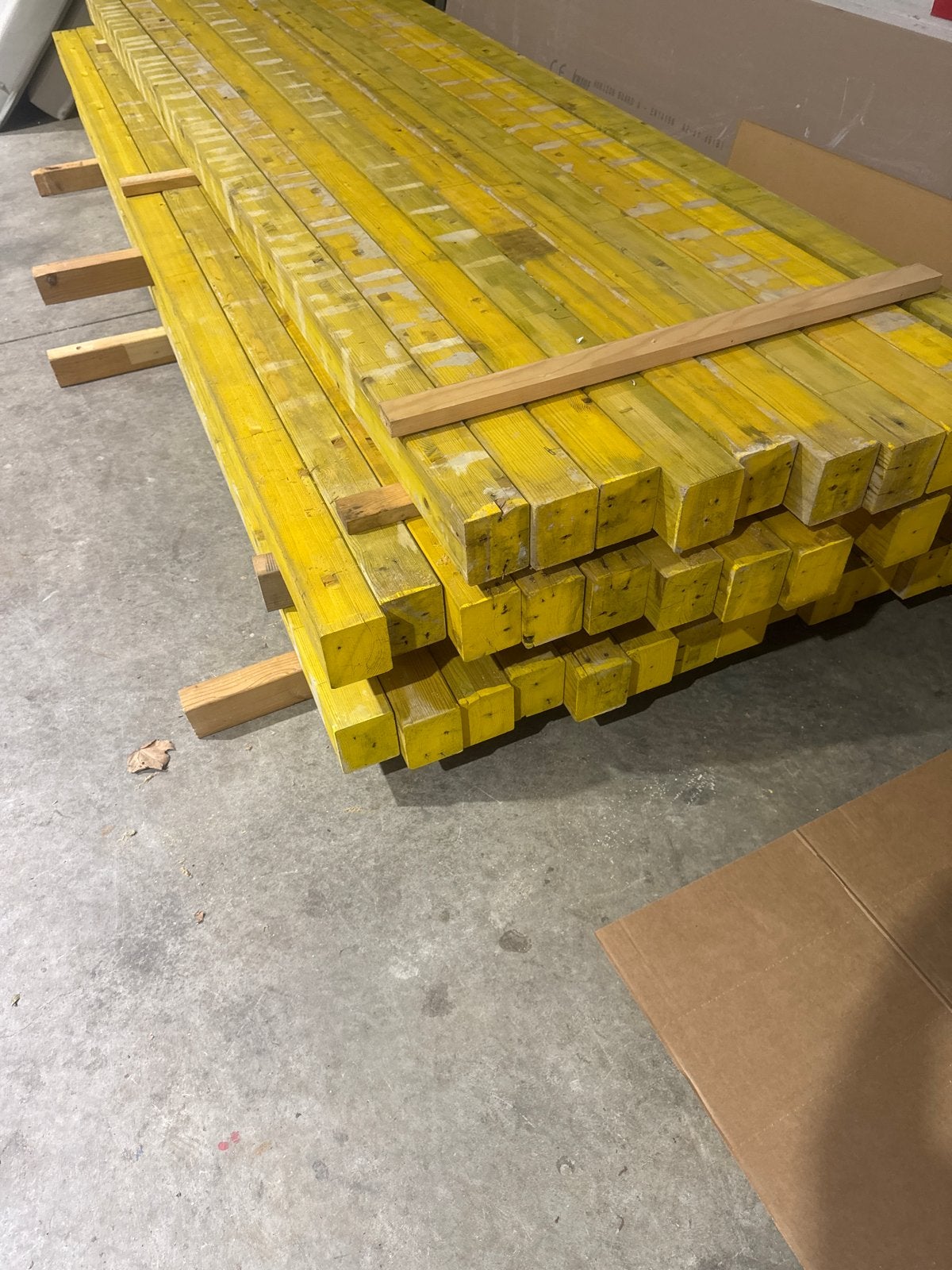 Metsel/stel profiel 80x90x2950, 1x gebruikt, droog opgeslage, Doe-het-zelf en Verbouw, Gebruikt, Overige typen, Ophalen of Verzenden