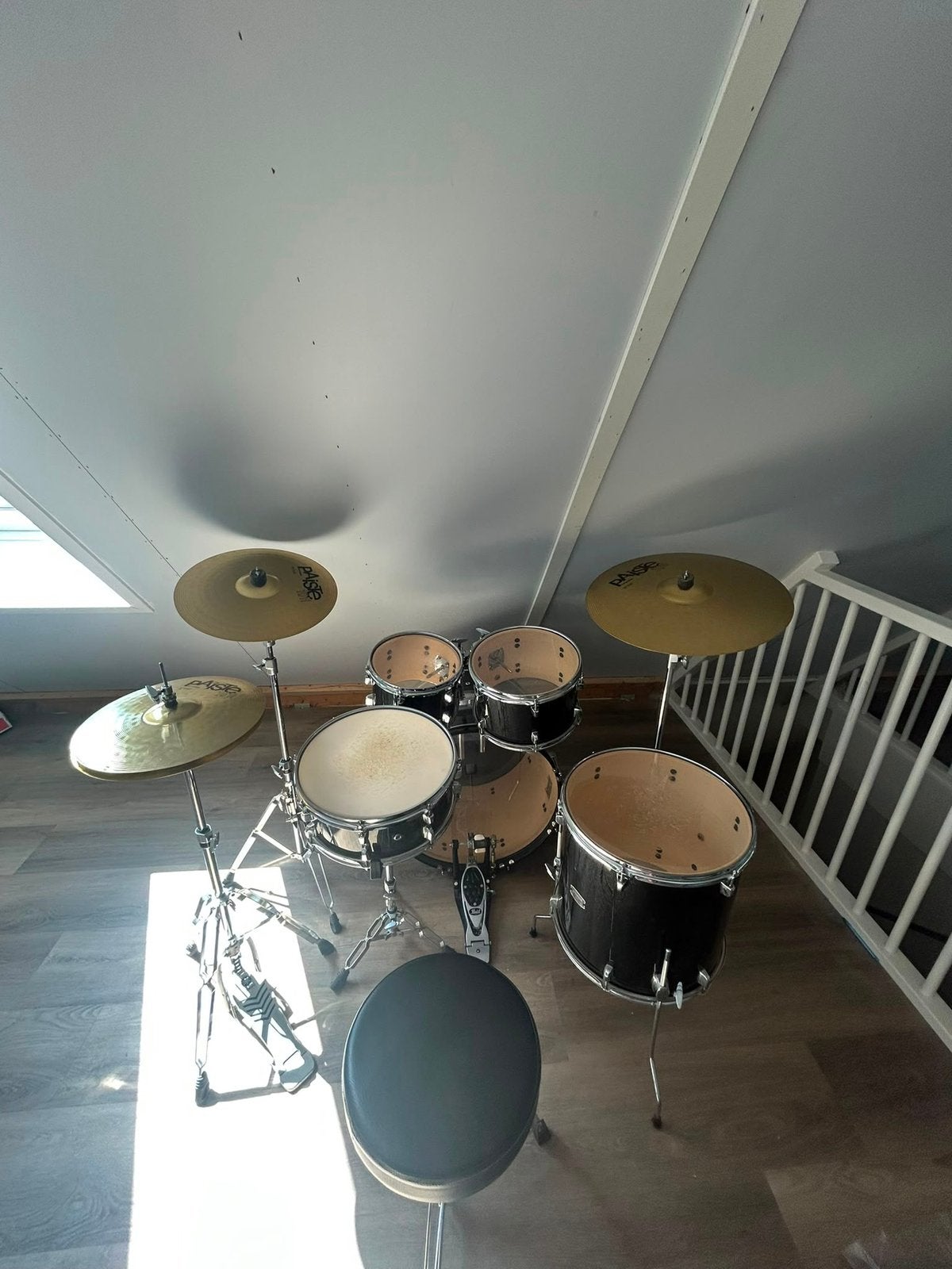 Yamaha drumstel compleet – incl bekkens, pedaal & stokken, Muziek en Instrumenten, Ophalen, Gebruikt, Yamaha