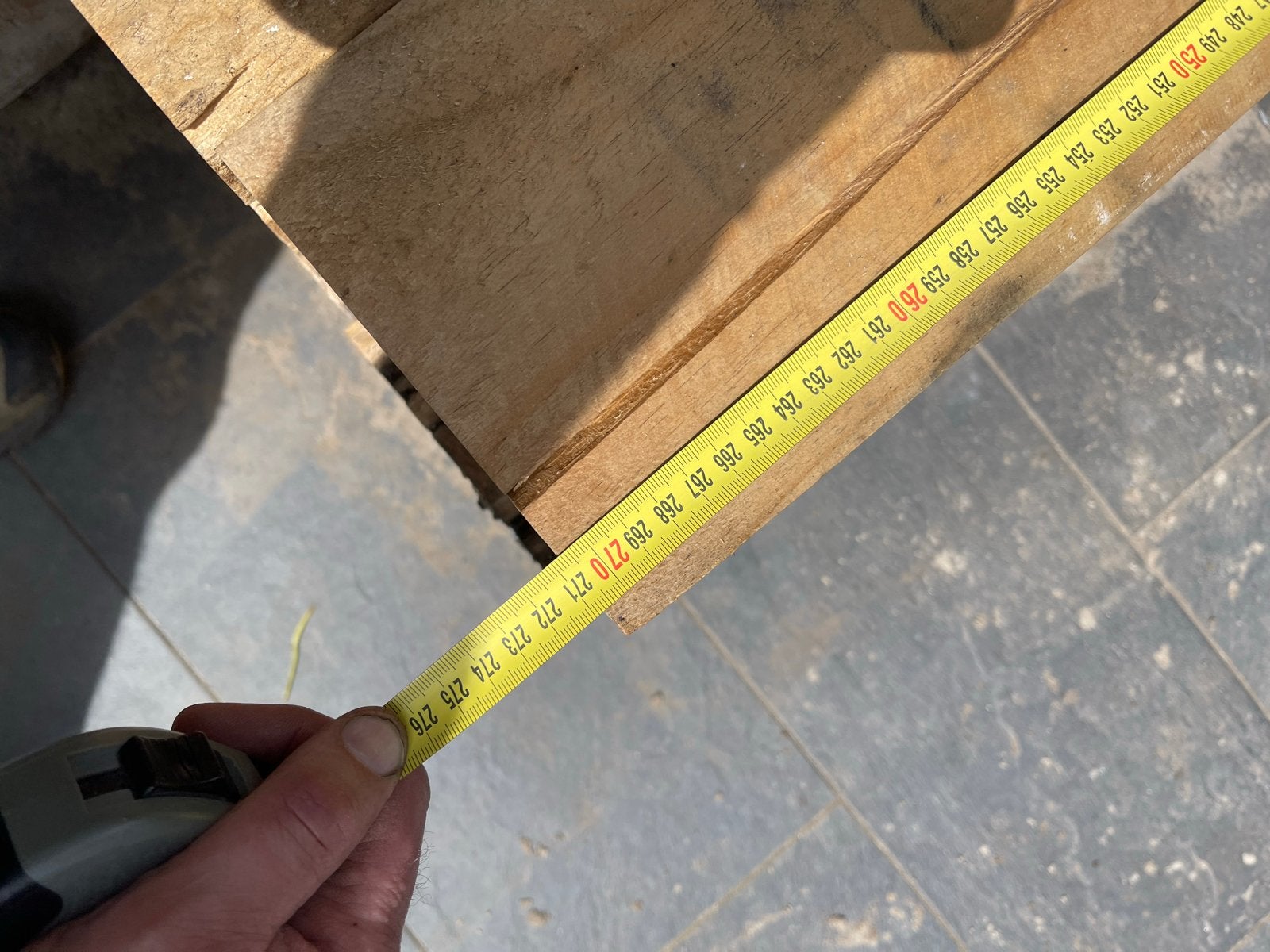 Vuren balken 15x15 cm, lengte 270 cm, Doe-het-zelf en Verbouw, Hout en Planken, Ophalen, Gebruikt, 250 tot 300 cm, 50 mm of meer
