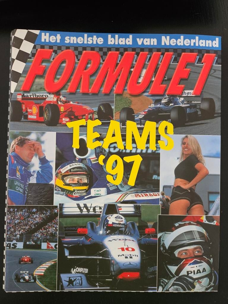 Formule 1 Teams '97 en '98 van het Formule 1 magazine, Ophalen of Verzenden, Zo goed als nieuw, Formule 1
