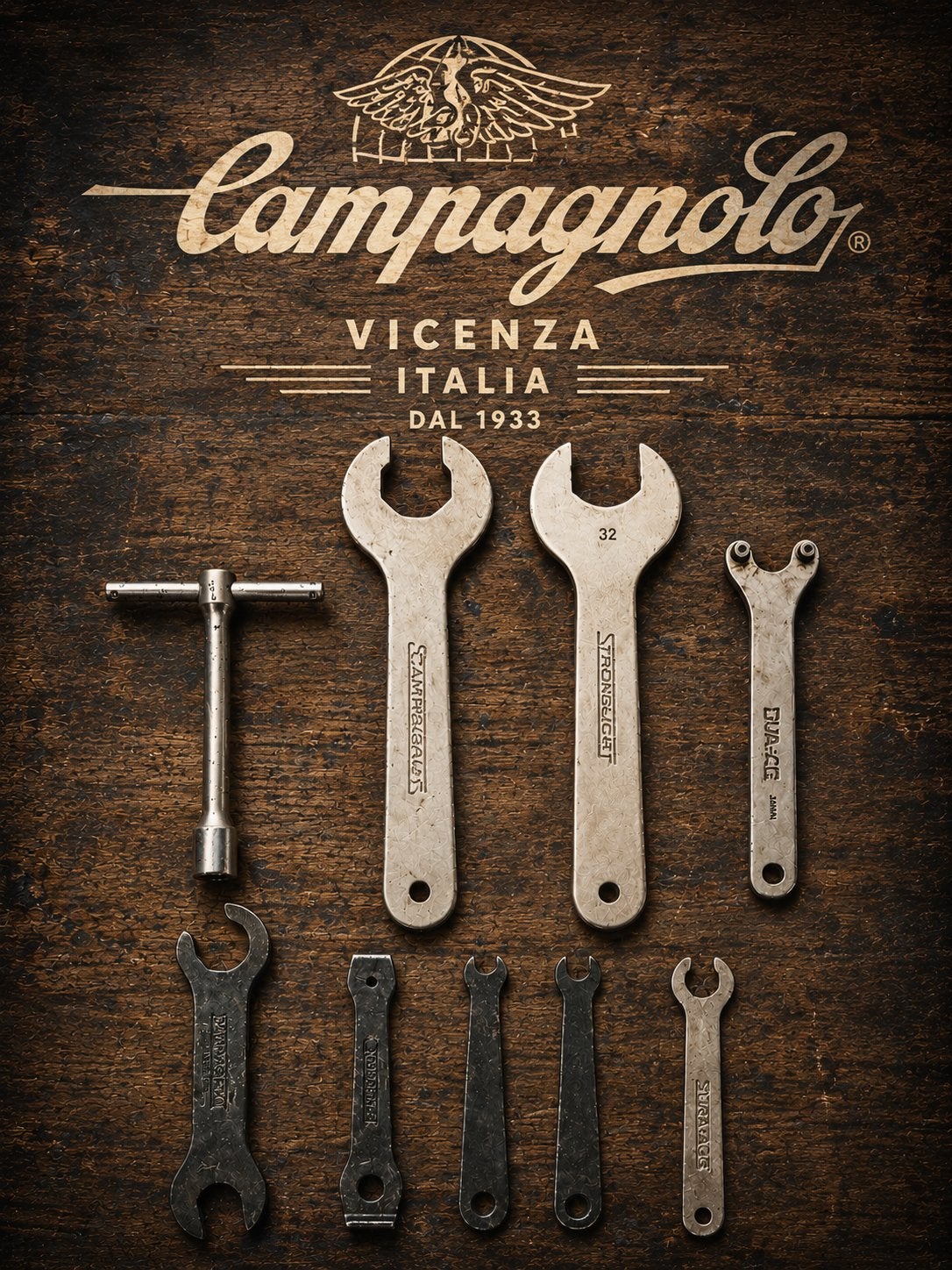 Vintage fietsgereedschap Campagnolo - Dura-Ace - Brooks, Ophalen of Verzenden, Gebruikt