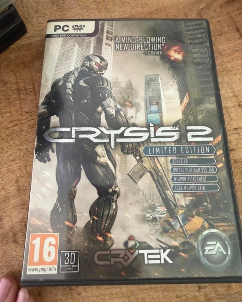 Crysis 2 Limited Edition PC DVD-ROM - Actie Shooter Game, Ophalen of Verzenden, Gebruikt, Shooter, Vanaf 16 jaar