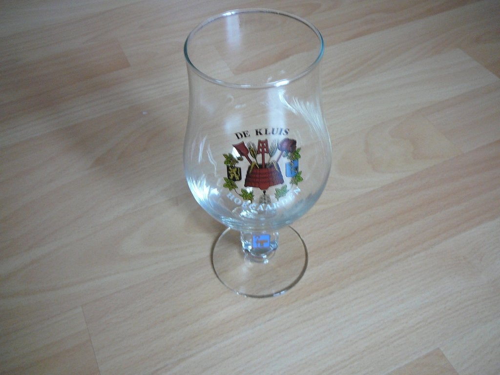 Bierglas hoegaarden de kluis, Verzamelen, Biermerken, Ophalen of Verzenden, Zo goed als nieuw, Glas of Glazen, Overige merken