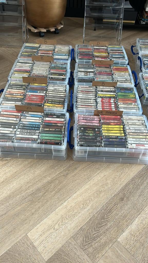 Grote collectie lp's, singles en cassettebandjes, Cd's en Dvd's, Cassettebandjes, Ophalen of Verzenden, Gebruikt, Pop, 2 t/m 25 bandjes