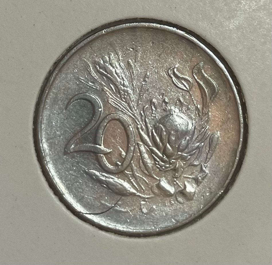 20 cent Zuid Afrika 1965, Ophalen of Verzenden, Zuid-Afrika