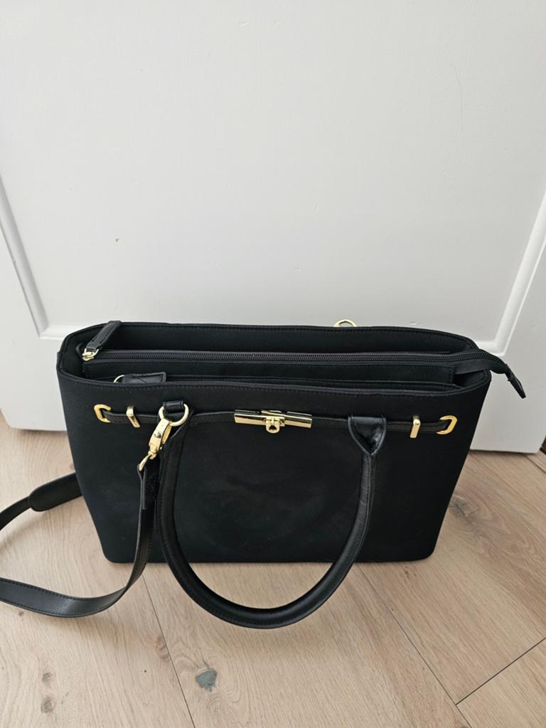 HP Premium damestas - Laptoptas / Milano Zwart / 15.6 Inch, Ophalen of Verzenden, Zo goed als nieuw, Zwart, Overige typen