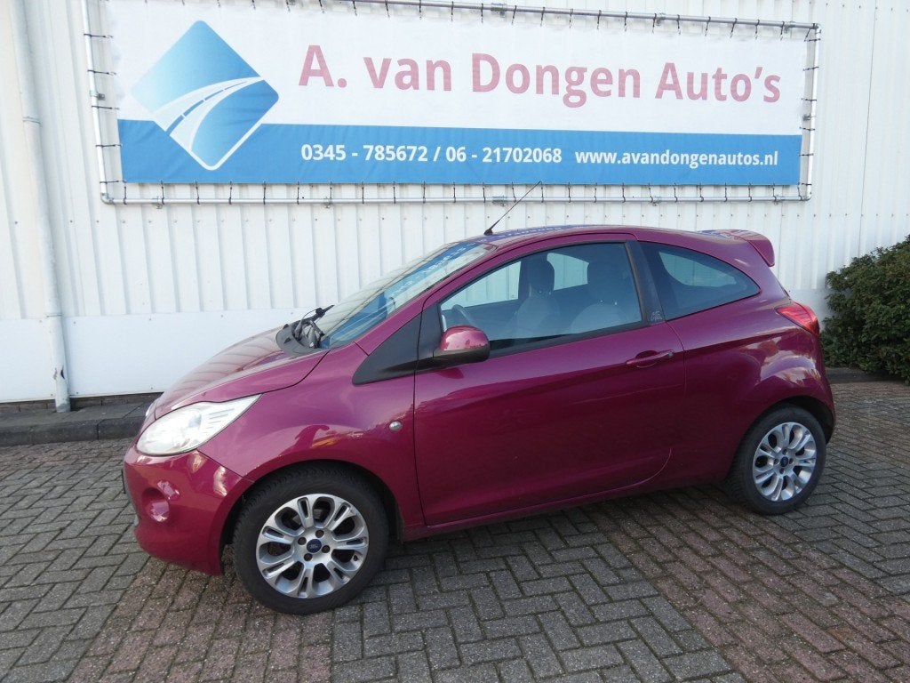 Ford KA 1.2 TITANIUM,Airco,Lichtmetaal,All Season,APK 31-3-2, Auto's, Gebruikt, 1242 cc, 4 cilinders, Ka
