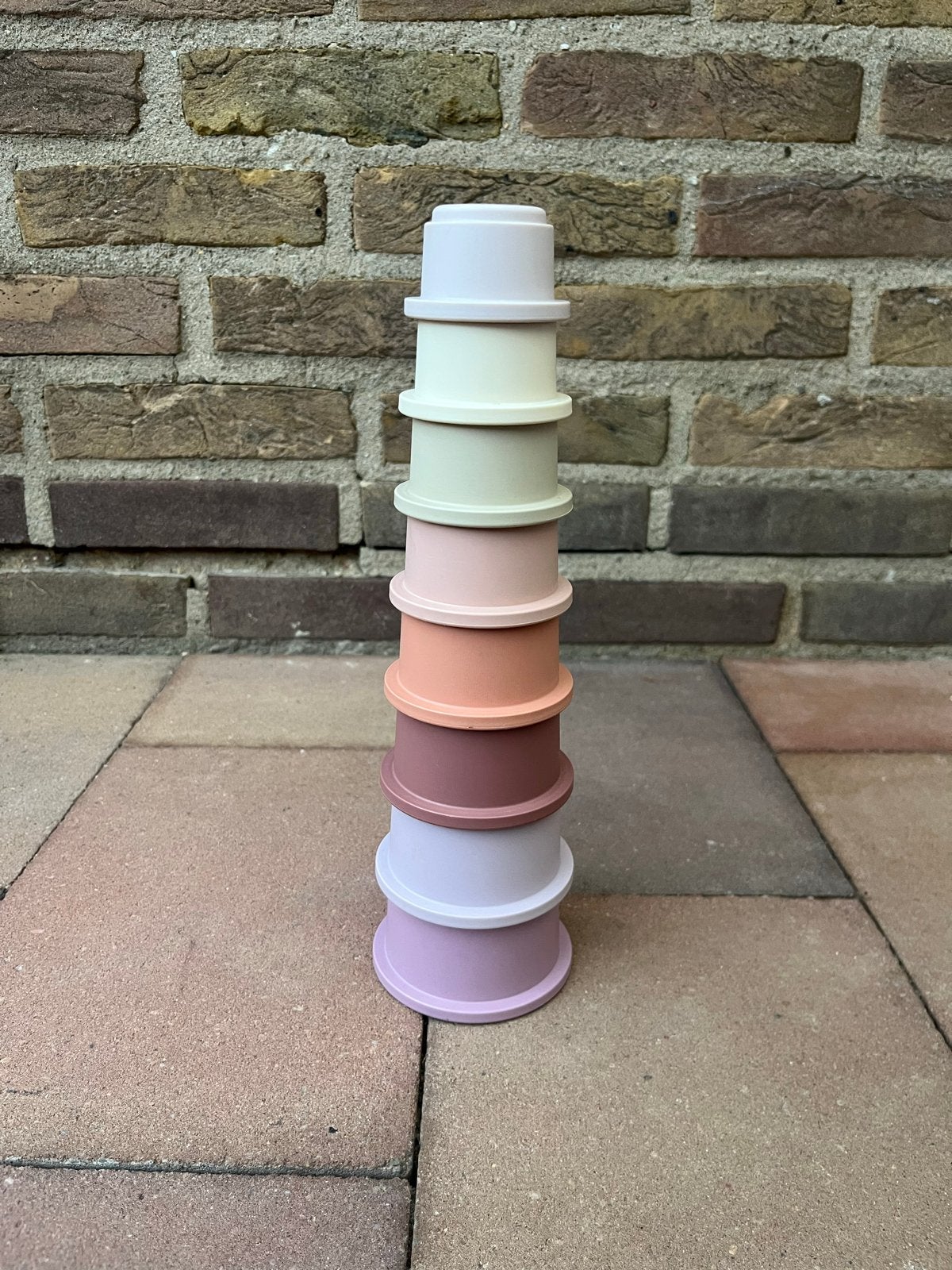 Mushie Stapelbekers pastelkleuren, Ophalen of Verzenden, Zo goed als nieuw, Overige typen