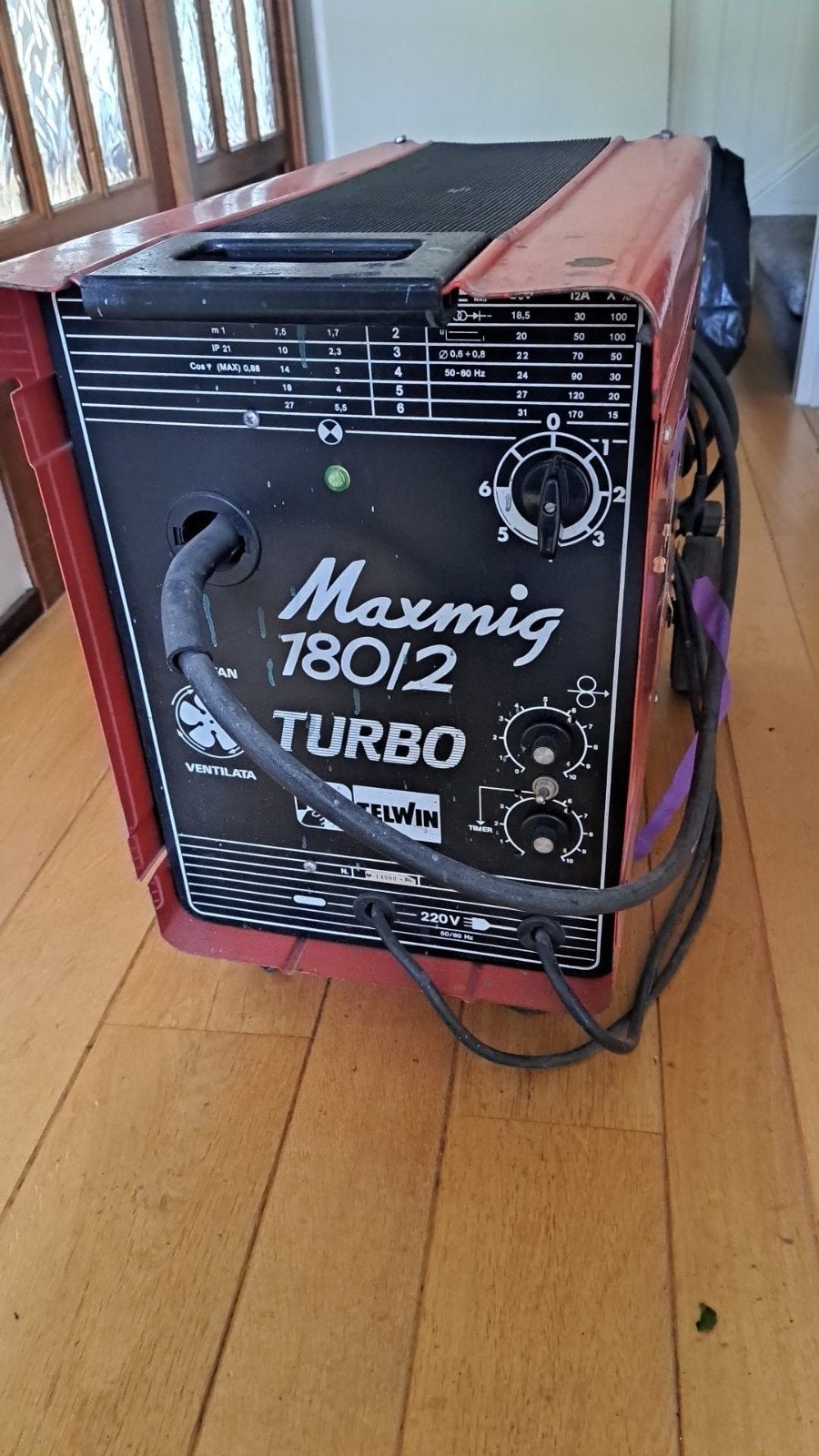 Telwin Maxmig 180/2 Turbo Lasapparaat, Ophalen of Verzenden, Gebruikt, 150 tot 250 ampère, Co2