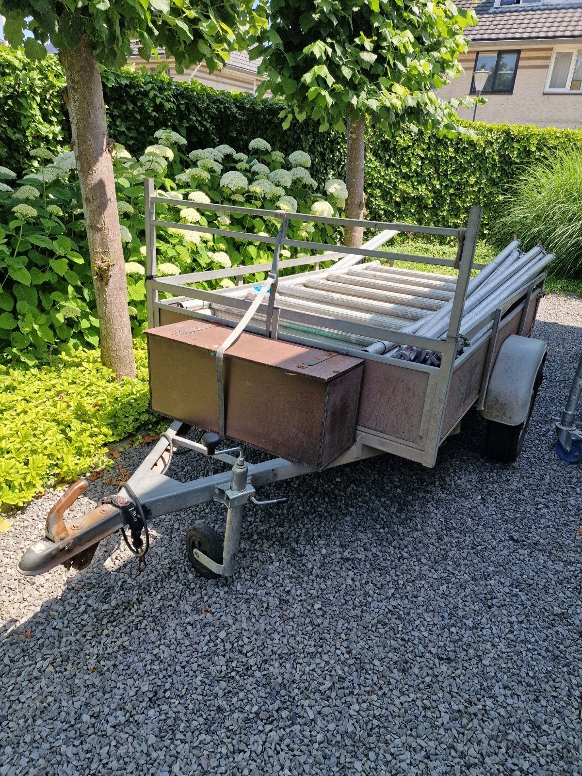 Aanhangwagen opknapper (130x200), Ophalen of Verzenden, Gebruikt