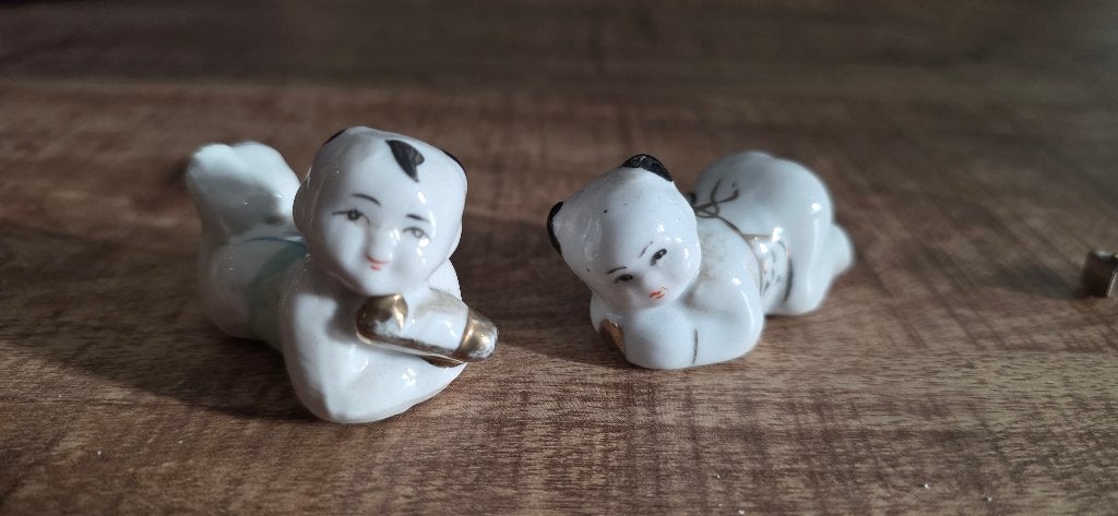 Beeldjes 2x samen in 1 koop, Ophalen of Verzenden, Gebruikt, Overige typen