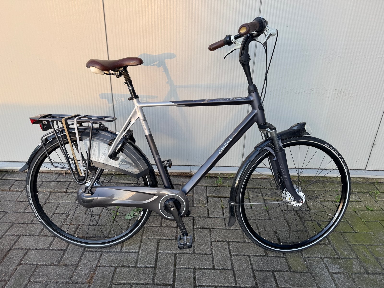 Gazelle Eclipse herenfiets - Zeer goed onderhouden, 59 cm of meer, Ophalen, Trommelrem