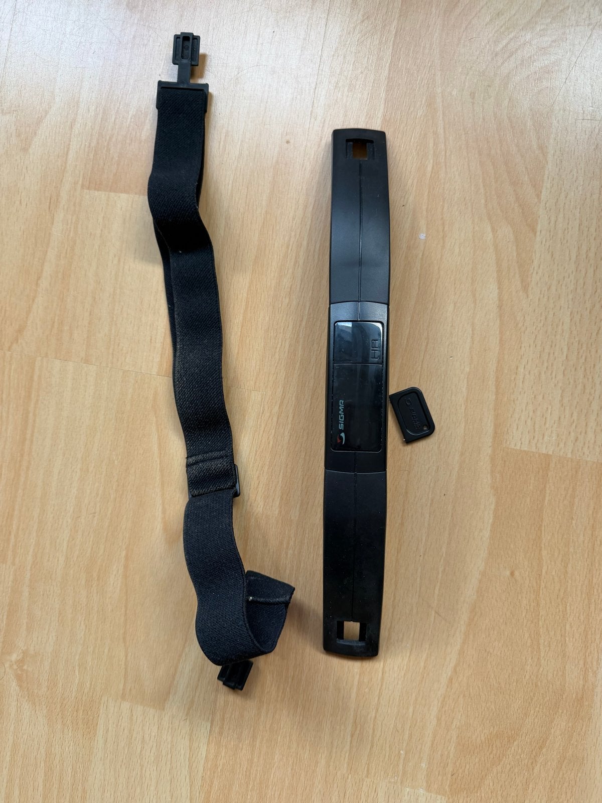 Sigma borstband hartslagmeter, Sport en Fitness, Ophalen of Verzenden, Gebruikt, Sigma, Met borstriem
