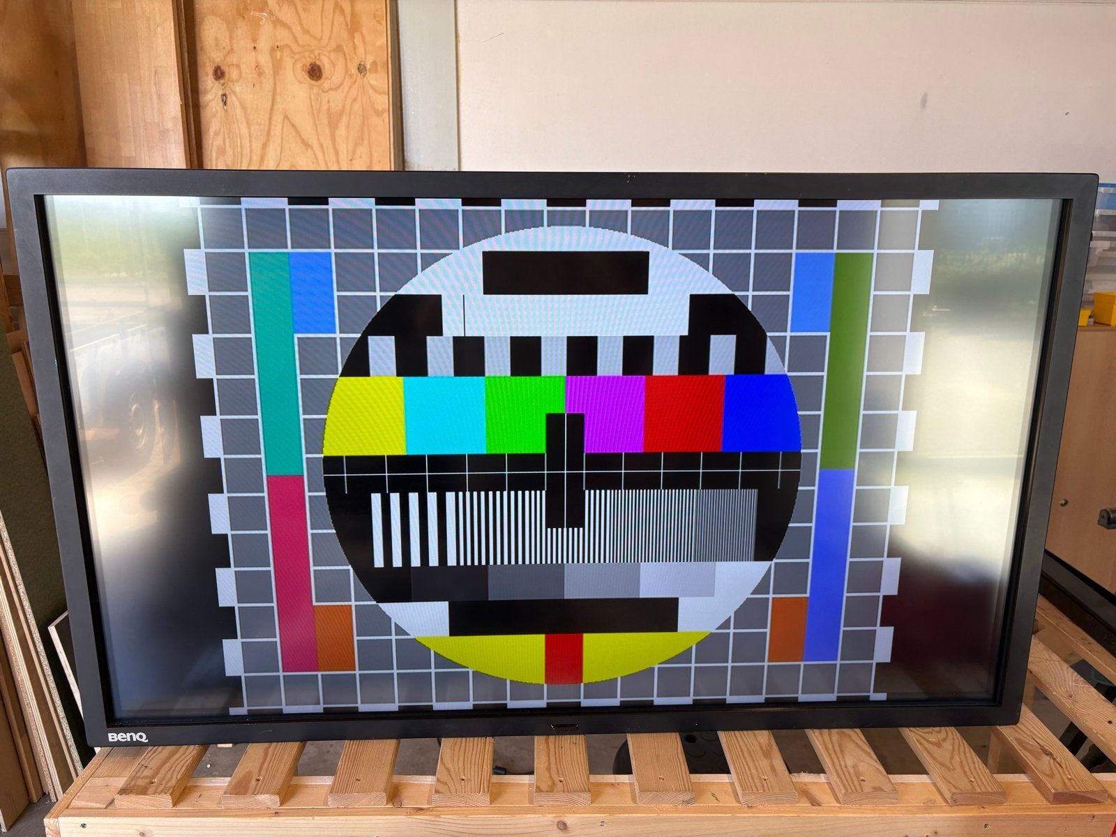BenQ RP551+ LCD Monitor 55 inch, Audio, Tv en Foto, Televisies, Gebruikt, 50 Hz, LCD, 100 cm of meer
