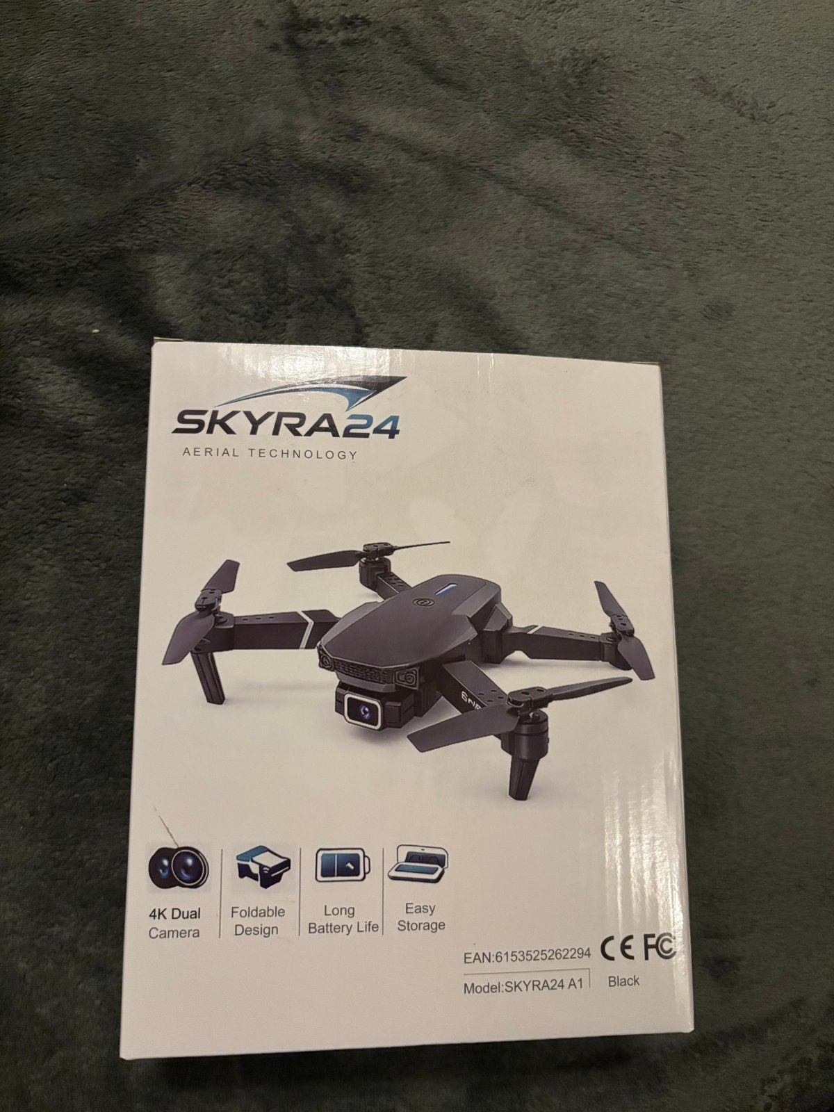 SKYRA24 Drone met 4K Dual Camera en Opvouwbaar Design, Audio, Tv en Foto, Drones, Cameradrone, 100 tot 1000 meter, Overige merken