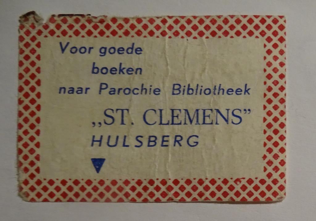 PAROCHIE BIBLIOTHEEK   ST.CLEMENS     HULSBERG, Verzenden, Zo goed als nieuw, Luciferdoosjes of -merken