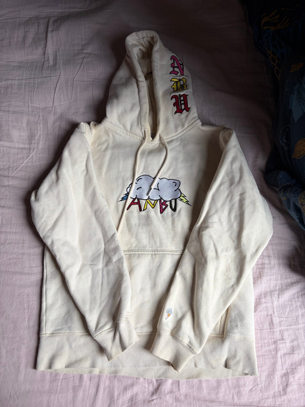 ANBU Hoodie Crème Maat M, Ophalen of Verzenden, Gedragen, Maat 48/50 (M), Beige