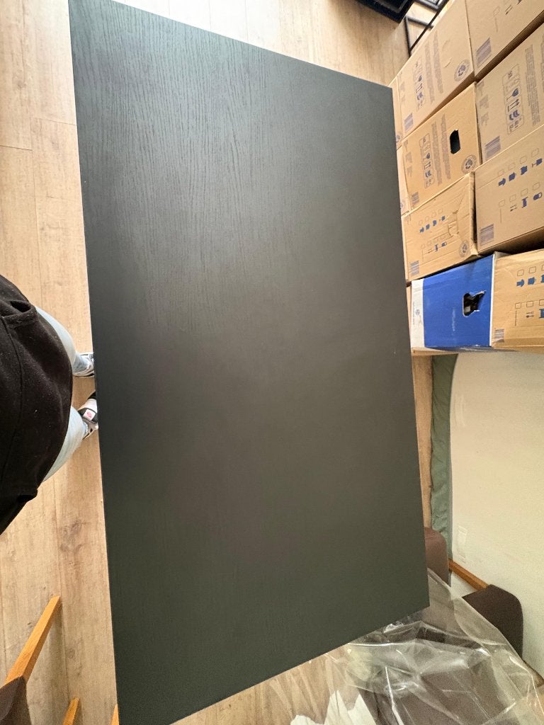 Eettafel met 4 stoelen, Huis en Inrichting, Ophalen, Zo goed als nieuw, Rechthoekig, 50 tot 100 cm