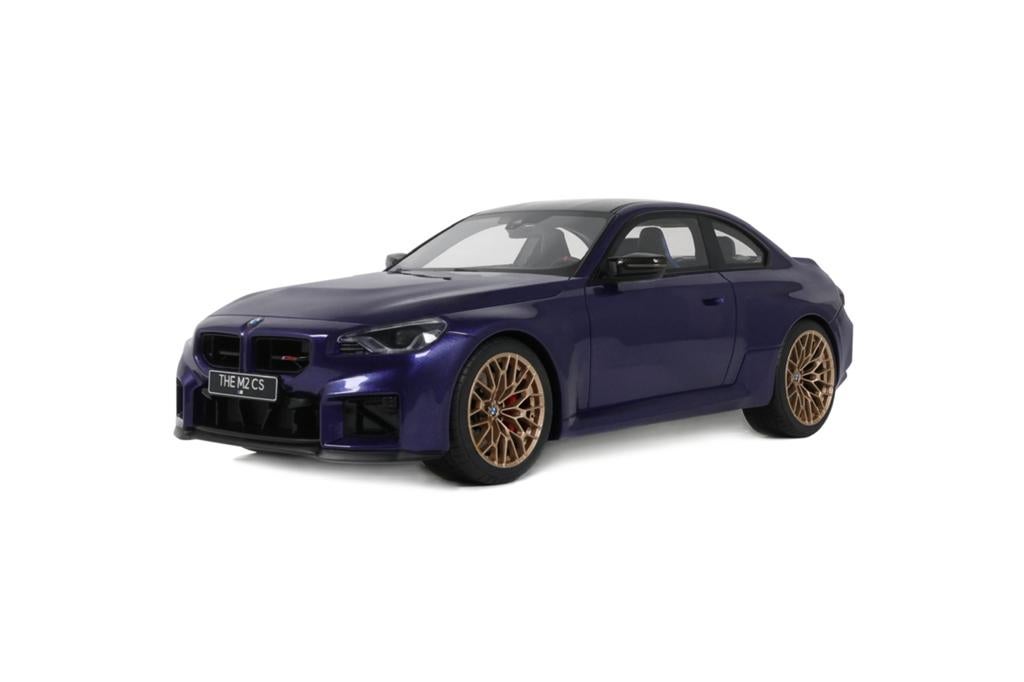 GT-Spirit GT Spirit GT552 BMW M2 CS G87 Velvet Blauw 1:18, Ophalen of Verzenden, Zo goed als nieuw, Auto, Overige merken
