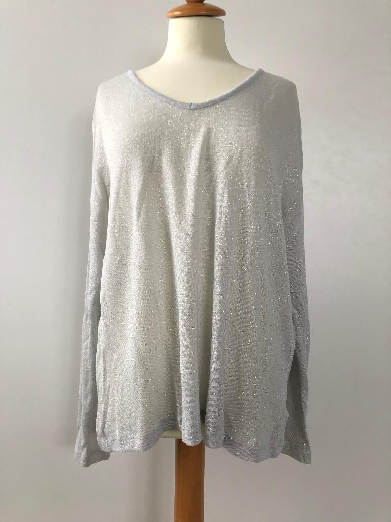 Glitter top met klein V hals maat M., Maat 38/40 (M), Overige kleuren, Nieuw, Ophalen of Verzenden