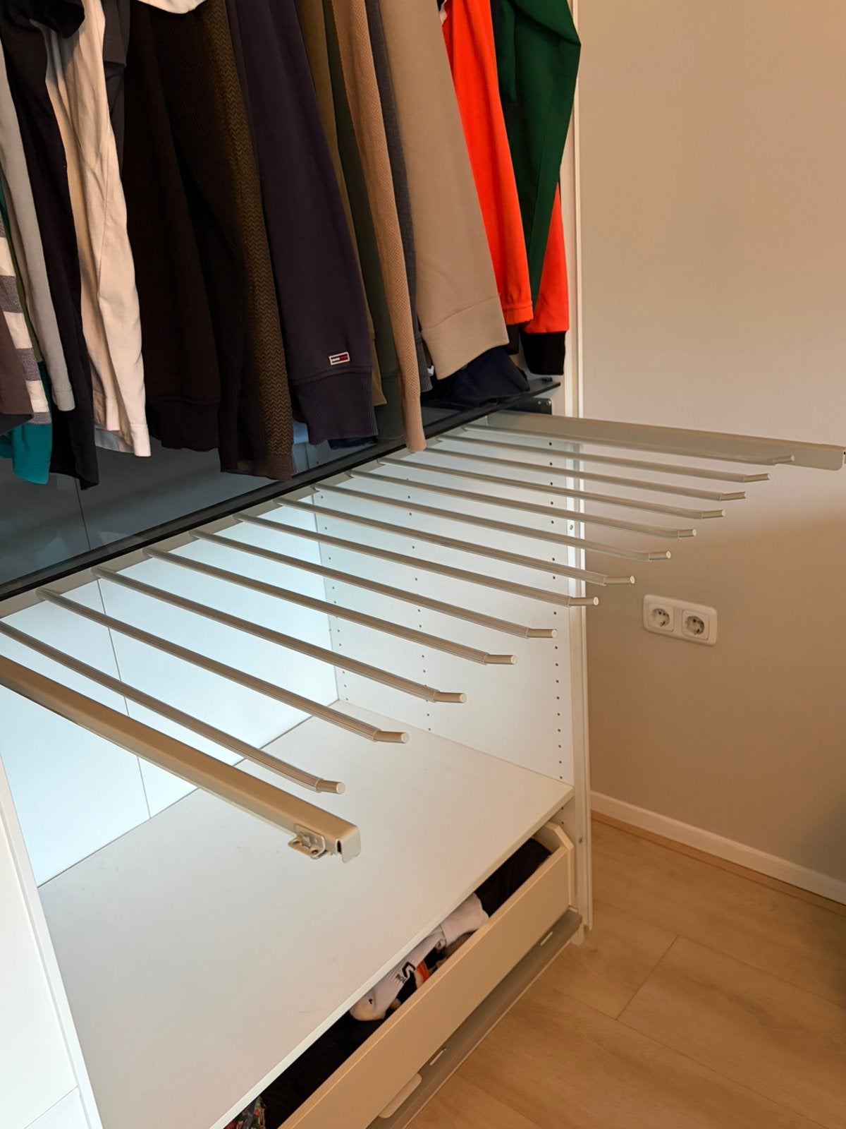 Broekenrek pax kast Ikea, Gebruikt, 200 cm of meer, 50 tot 75 cm, 50 tot 100 cm