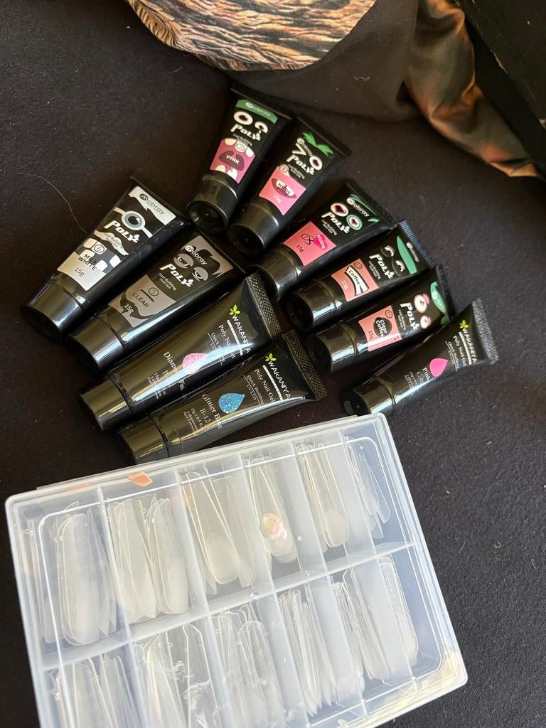 Complete set voor Polly gel nagels, Ophalen of Verzenden, Gebruikt, Overige typen