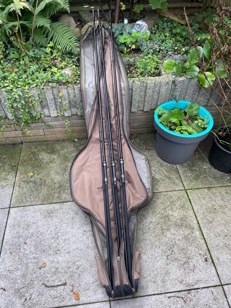3 stuks Korda Kaizen Platinum 12ft 3.5lb - 1 week gebruikt, Ophalen of Verzenden, Zo goed als nieuw, Werphengel