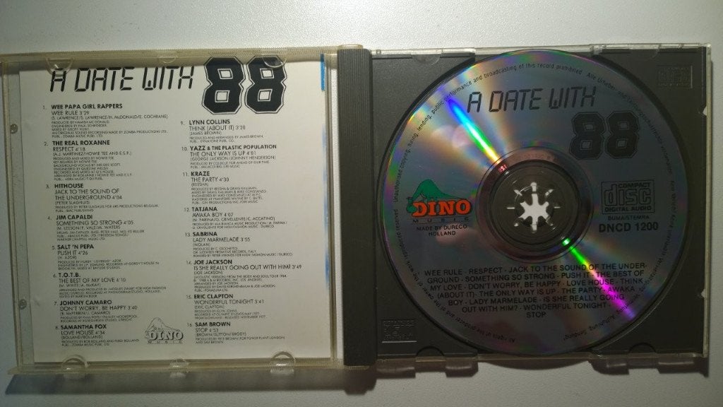 A Date With '88, Cd's en Dvd's, Ophalen of Verzenden, Zo goed als nieuw, Pop, Album