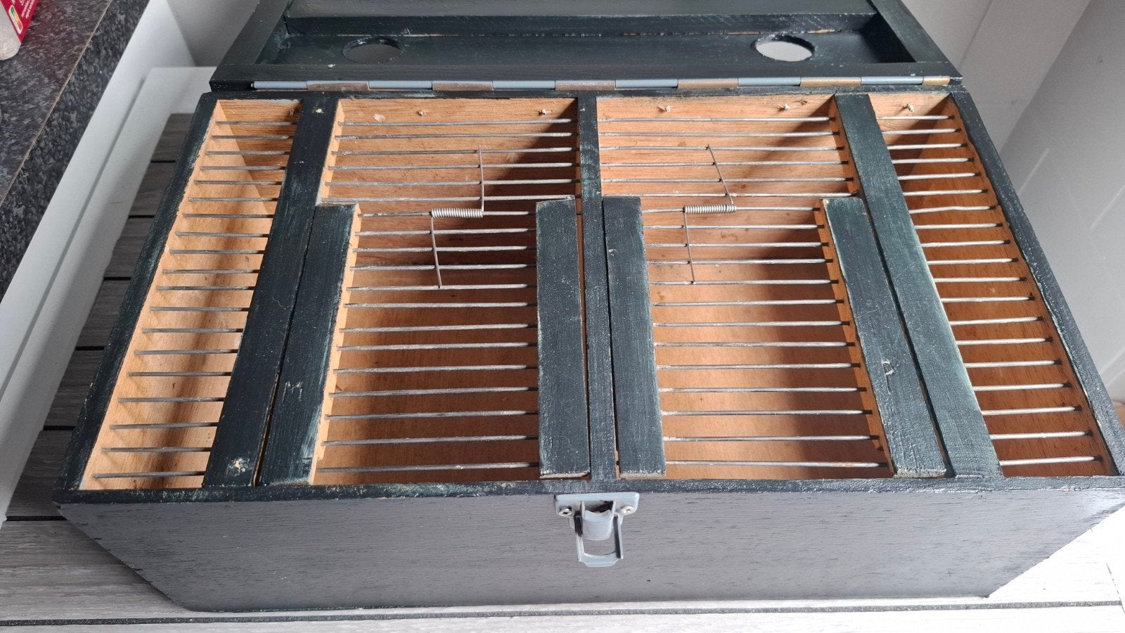 transportkist, Ophalen of Verzenden, Gebruikt, Hout, Vogelkooi