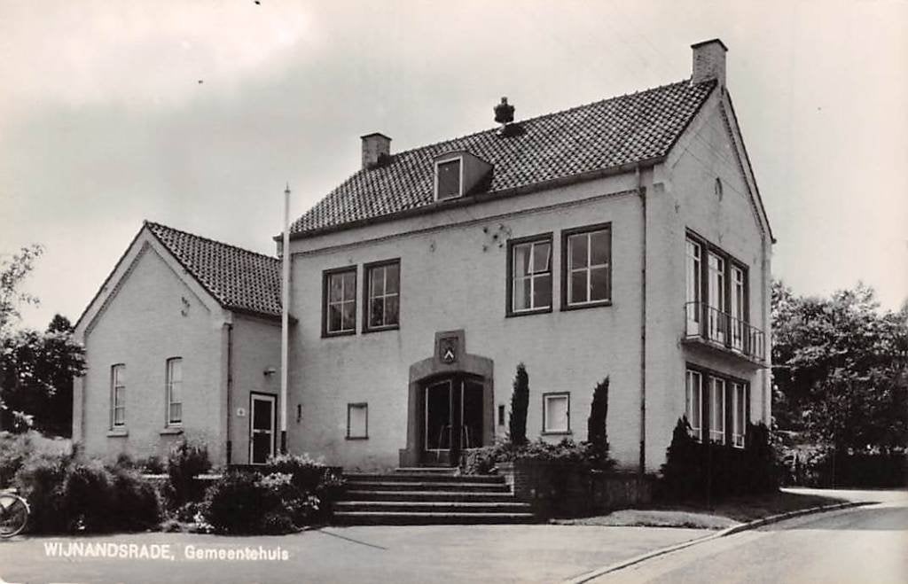 Wijnandsrade Gemeentehuis Nuth Limburg, Verzamelen, Ophalen of Verzenden, 1960 tot 1980, Ongelopen, Limburg