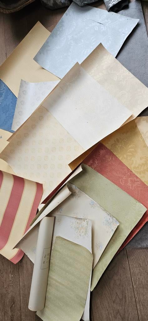 Behang retro coupons, Ophalen of Verzenden