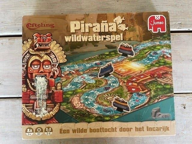 Pirana wildwaterspel. Efteling spel. Jumbo., Ophalen, Zo goed als nieuw, Overige typen