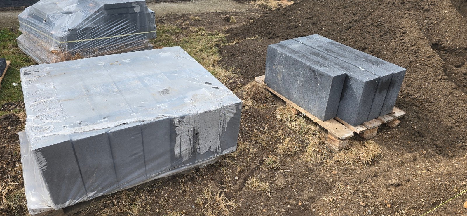 10 traptredes 100x40x16 antraciet, Ophalen, Nieuw